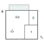 Lejlighed 1 Bedroom Beautiful In *